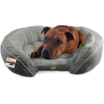 All For Paws Luxury Lounge Bed, Large/Grey