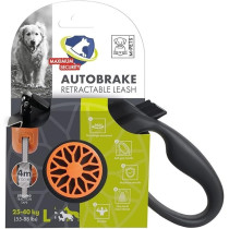 M-Pets Autobrake Retractable Leash Large, Black