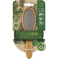 M-Pets Bamboo Ball Pin Brush For Dog