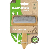 M-Pets Bamboo Slicker Brush, Large