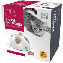 M-Pets Catch The Mouse Electronic Cat Toy, White