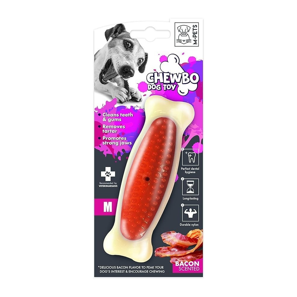 M-Pets Chewbo Bone Dog Toy, Medium