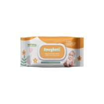 Snugberi Fragrance Free Sensitive Baby Wipes, Pack Of 72 Wipes