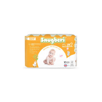 Snugberi Premium Quality Baby Diaper, Small Size 2, Uto 4 To 7kg, Pack Of 30 Pcs