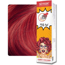 Streax Professional Hold And Play Funky Hair Colour 100g, Flirty Red