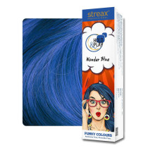 Streax Professional Hold And Play Funky Hair Colour 100g, Wonder Blue