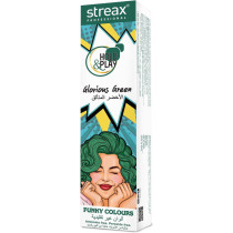 Streax Professional Hold And Play Funky Hair Colour 100g, Glorious Green