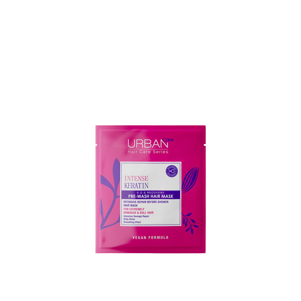 Urban Care Intense Keratin SOS Recovery Pre Wash Hair Mask For Dull And Damaged Hair, 50ml
