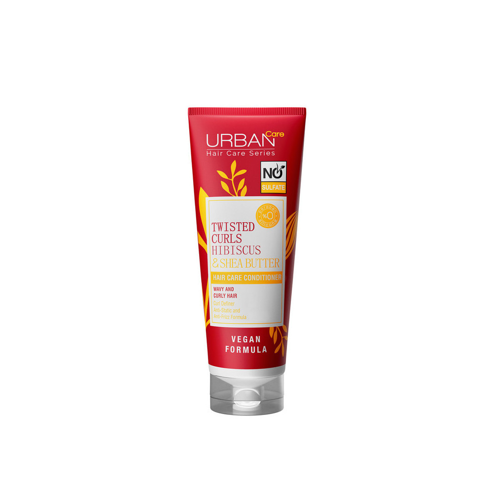 Urban Care Twisted Curls Hibiscus And Shea Butter Hair Care conditioner For Wavy And Curly Hair, 250ml