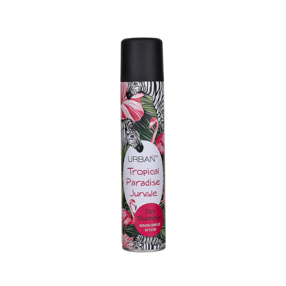 Urban Care Tropical Paradise Jungle Dry Shampoo, Keratin Complex And UV Filter, 200ml