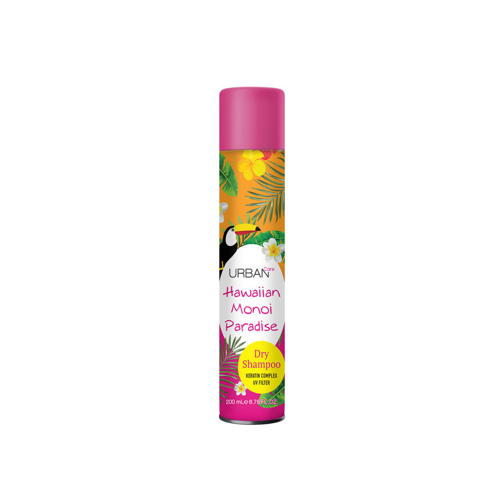 Urban Care Hawaiian Monoi Paradise Dry Shampoo Keratin Complex UV Filter, 200ml