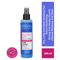 Urban Care Hyaluronic Acid And Collagen LeaveIn conditioner Spray, UV Protectant, 200ml