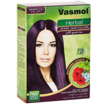 Vasmol Gold Herbal Henna Pack Of 6 x 10g, Burgundy