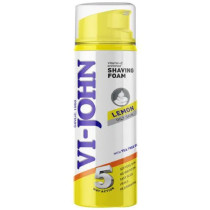Vi-John Vitamin E Enrished Lemon Shaving Foam For Oily Skin, 200ml