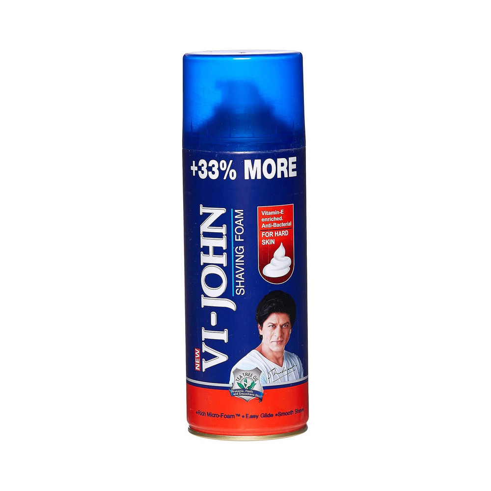 Vi-John Vitamin E Enriched Shaving Foam For Hard Skin, 400g