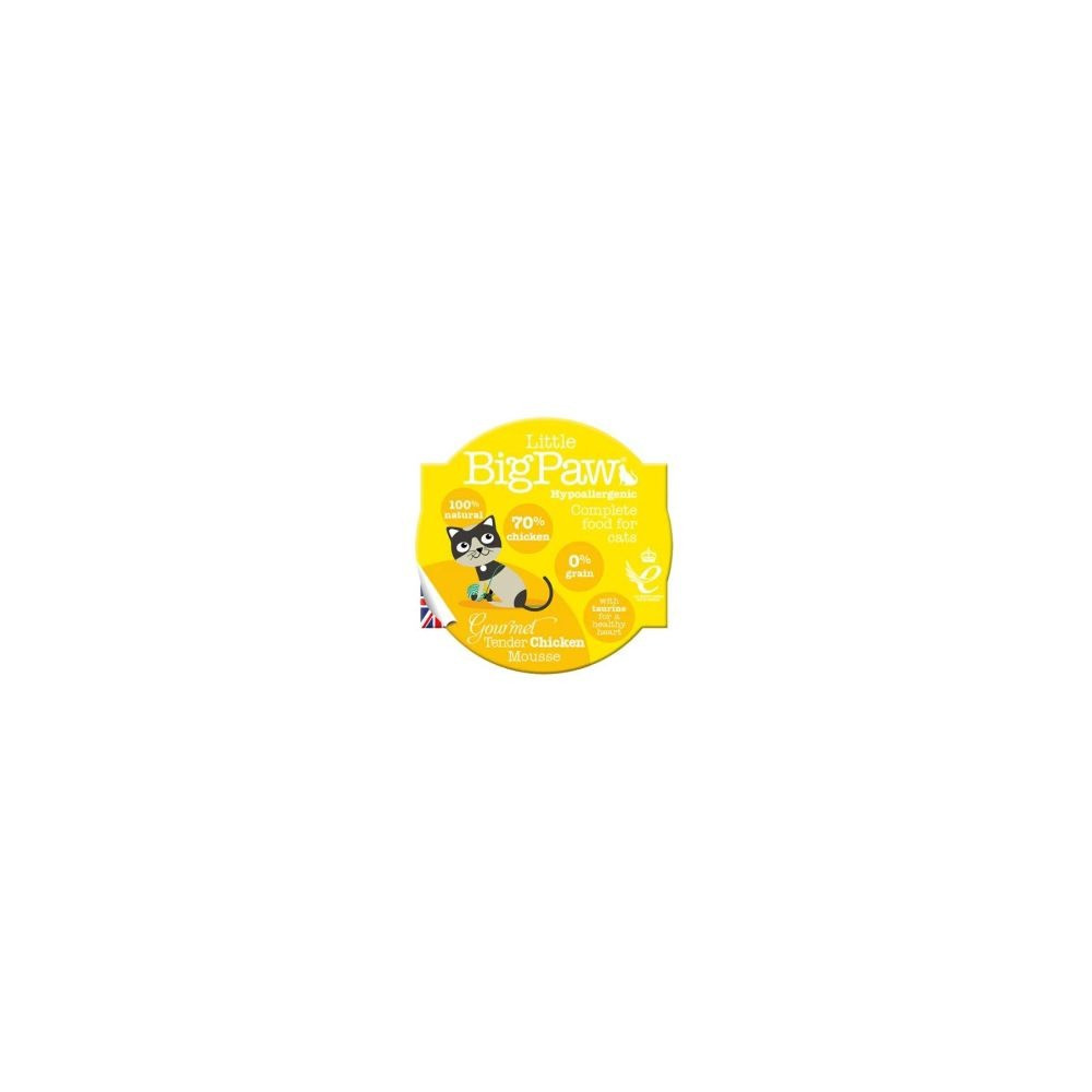 Little Big Paw Cat Gourmet Chicken Mousse, 85 Gm