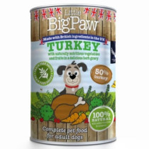 Little Big Paw Dog Turkey Tin, 390 G