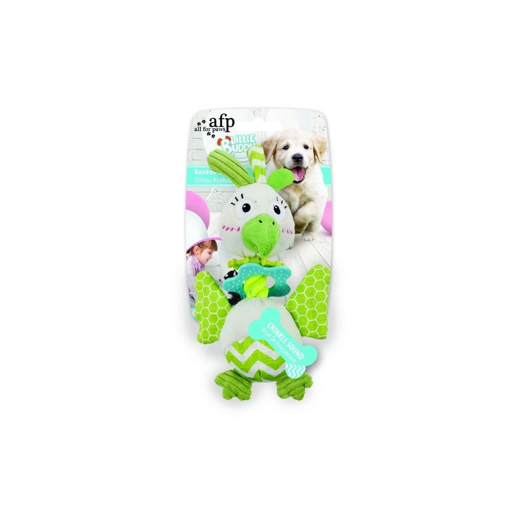 All For Paws Little Buddy Kookoo Bird Toy For Dogs, 25 x 14 x 8 Cm