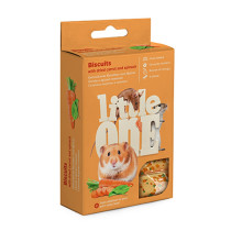 Little One Biscuits With Dried Carrot And Spinach For Small Animals, 5 x 7 G