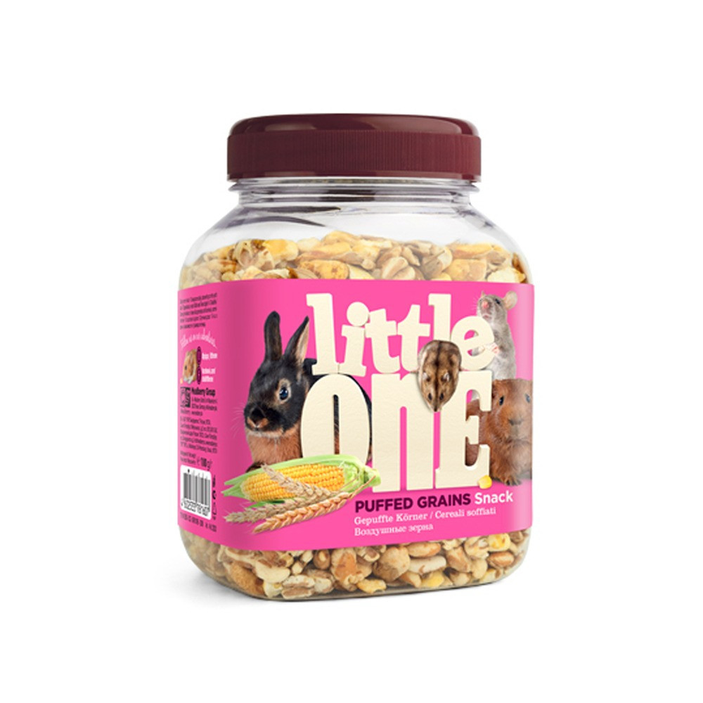 Little One Snack Puffed Grains For Small Pets, 100 G