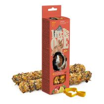 Little One Sticks For Guinea Pigs, Rabbits And Chinchillas With Fruit, 2 x 60 G
