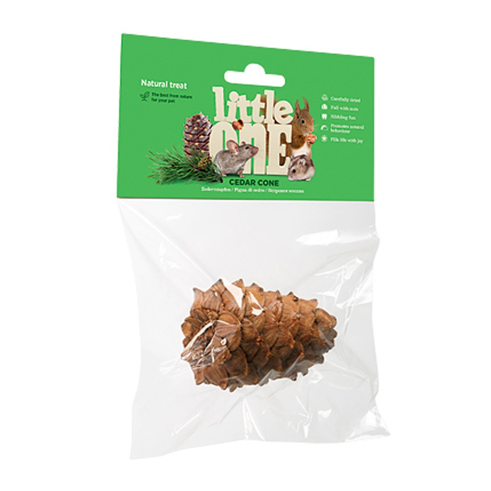 Little One Treat-Toy Cedar Cone For Small Pets