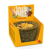 Little One Treat-Toy Flower Bowl For Small Pets, 120 G