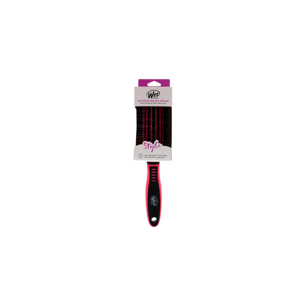 Wet Brush Hi Speed Round Brush, Pink/Black
