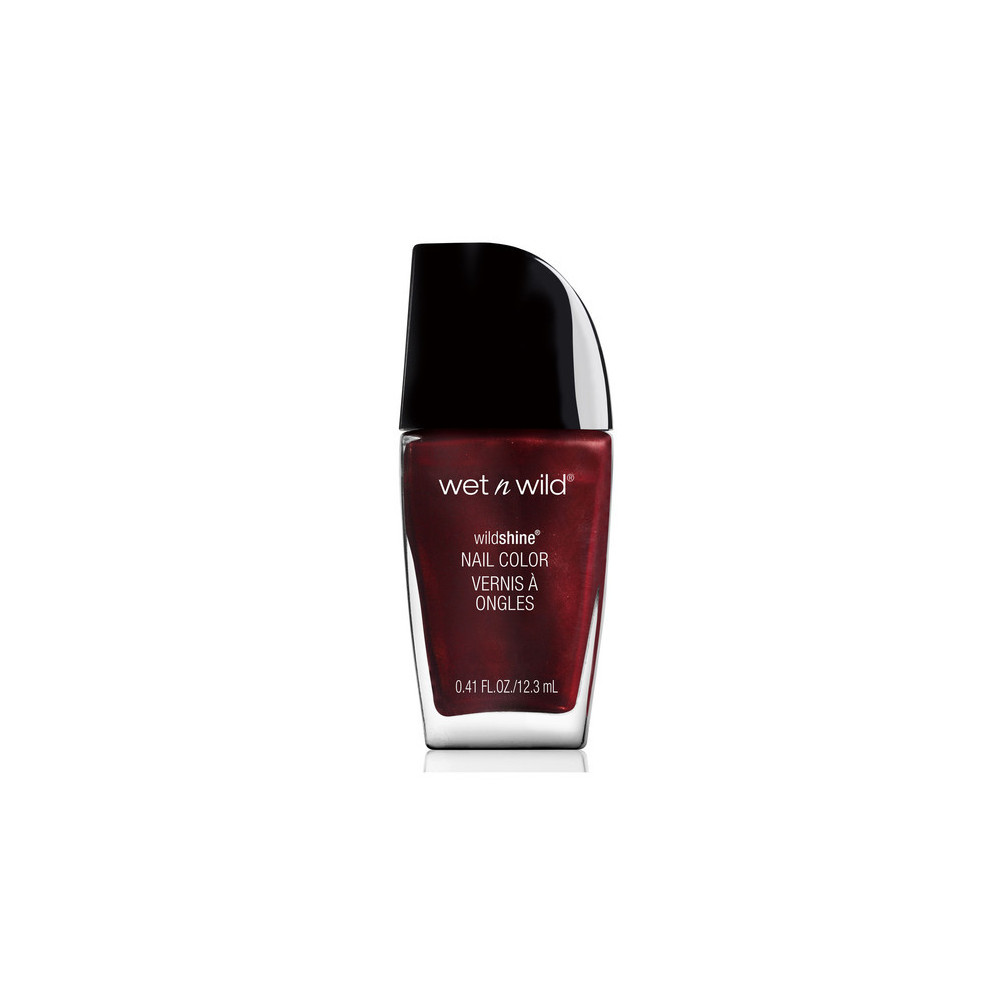 Wet n Wild Stylish Wild Shine Nail Color 12.3ml, Burgundy Frost