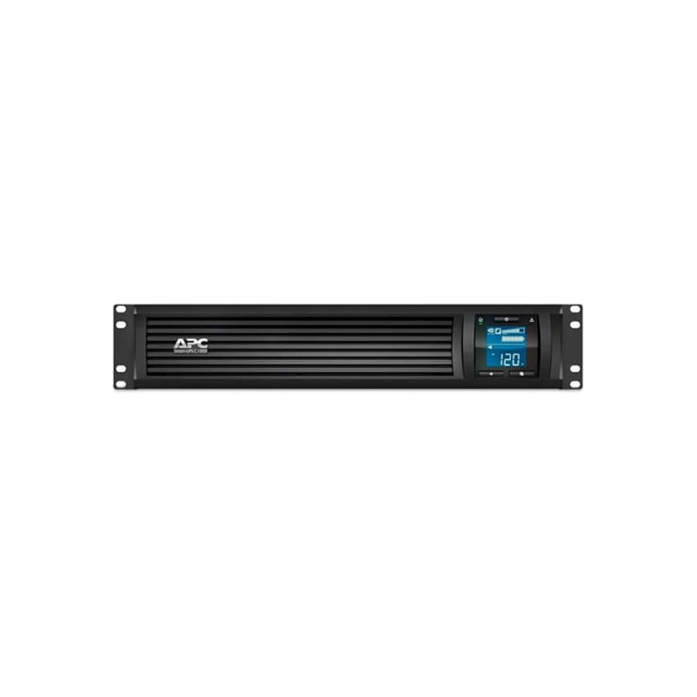 APC by Schneider Electric Smart-UPS SMC SmartConnect, Uninterruptible Power Supply 1000VA (Rackmount 2U, Cloud enabled, 4 Outlets IEC-C13), Black (SMC1000I-2UC)