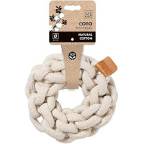 M-PETS Coto White Ring Eco Friendly Dog Toy, Small