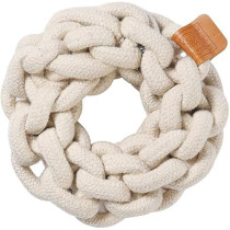 M-PETS Coto White Ring Eco Friendly Dog Toy, Small