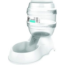 M-PETS Cylinder Pet Food Dispenser, 3500ml, White
