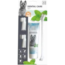 M-PETS Dental Care Set Mint Flavor Toothpaste Kit
