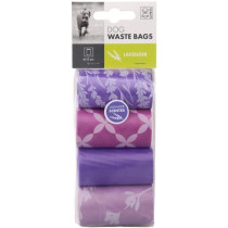 M-PETS Dog Waste Bags Lemon Scented, 60 Bags (4 x 15)