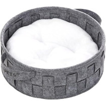 M-PETS Eco Basket Portable/Lightweight, Grey