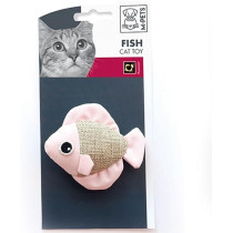 M-PETS Fish Cat Toy Assorted Colors, Portable/Lightweight