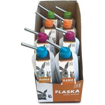 M-PETS Flaska Drinking Bottle Display Box Of 8 Pcs 600ml, Mixed Colors