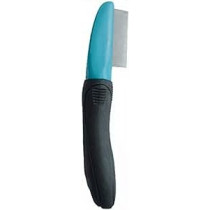M-PETS Flea Comb Durable/Long-Lasting, Black/Blue