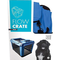 M-PETS Flow Crate Maxi For Dog, L119 X W76 X H865cm, Blue/Black