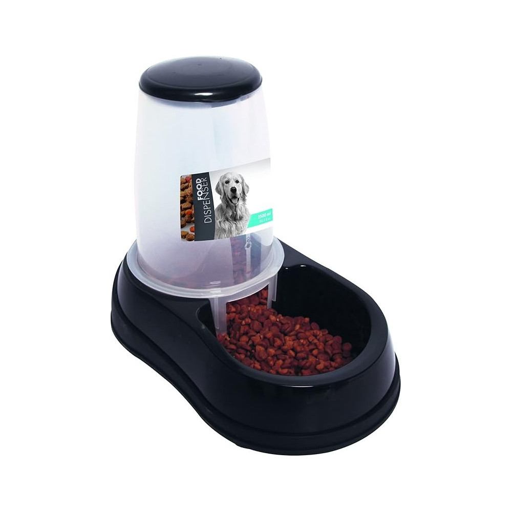 M-PETS Food Dispenser 1500ml, Black