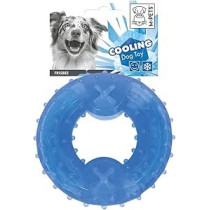 M-PETS Frisbee Cooling Dog Toy, Durable/Long-Lasting, Blue