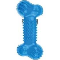 M-PETS Fun BoneDog Toy, Durable/Long-Lasting, Blue