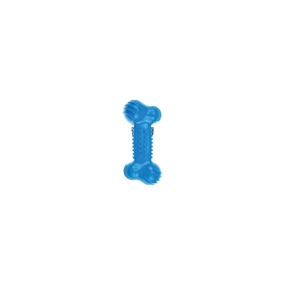 M-PETS Fun BoneDog Toy, Durable/Long-Lasting, Blue