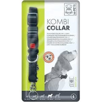 M-PETS Kombi Semi-Choke Collar 2in1, Large, Black