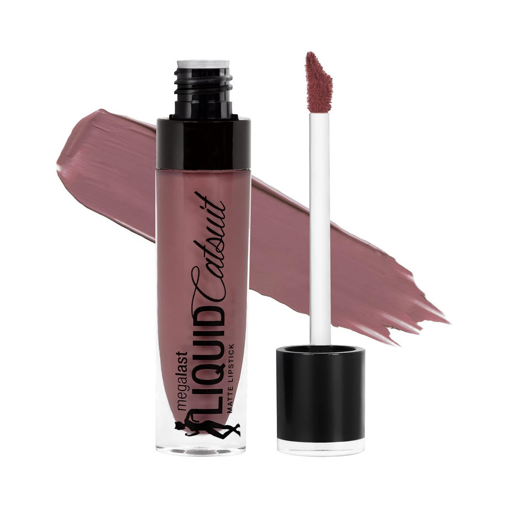 Wet n Wild Mega last Liquid Catsuit Matte Lipstick, Rebel Rose