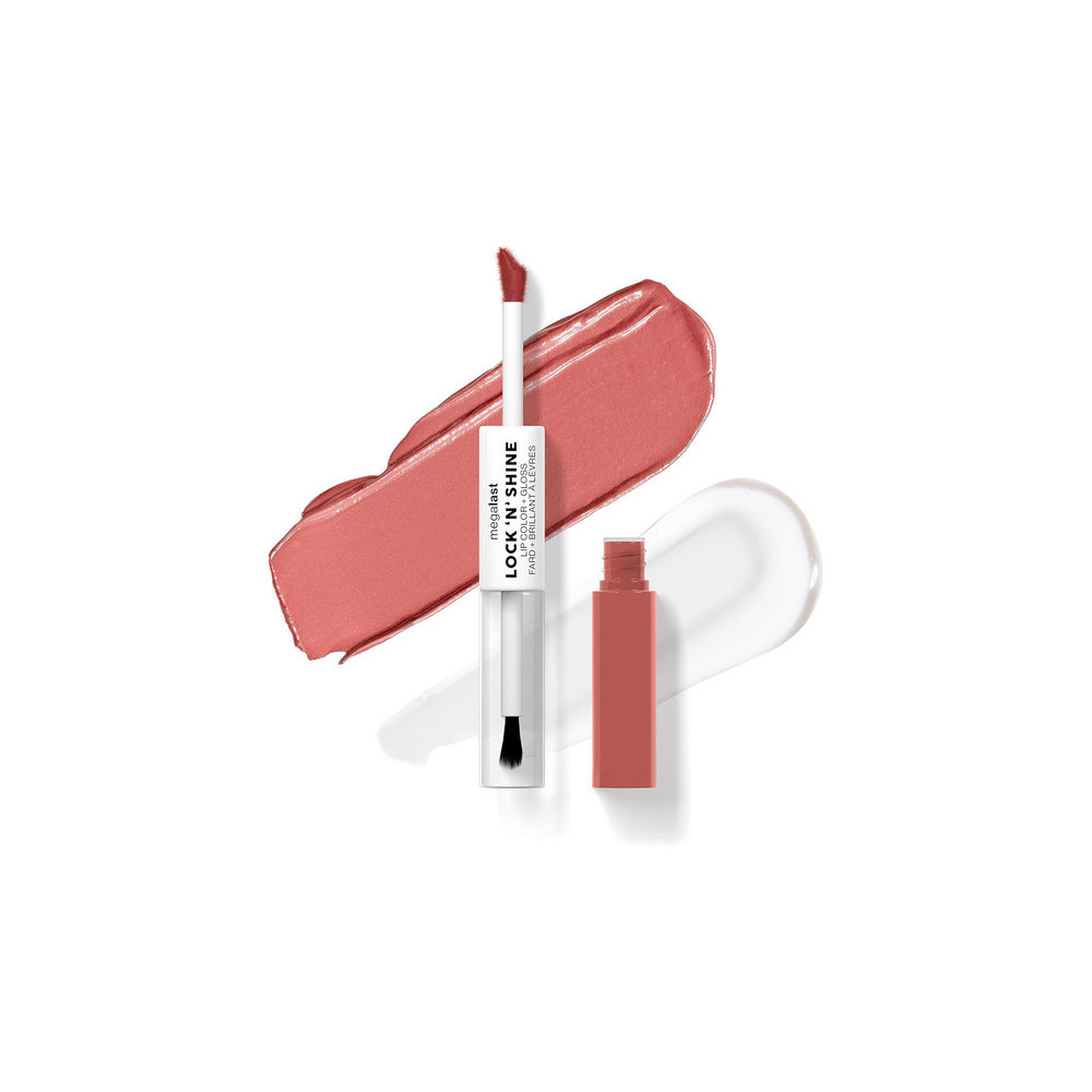 Wet n Wild Megalast Lock N Shine Lip Color And Lip Gloss, Nude Illusion