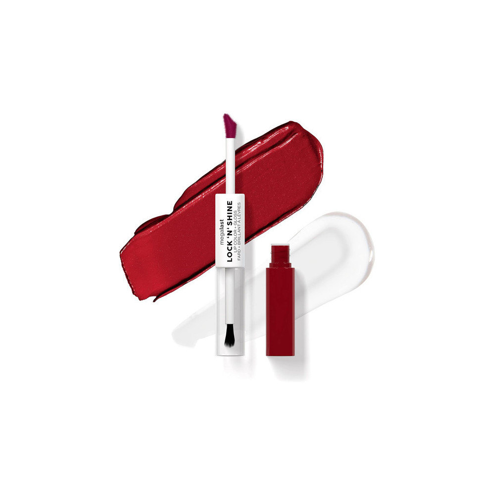 Wet n Wild Megalast Lock N Shine Lip Color And Lip Gloss, Red Y For Me