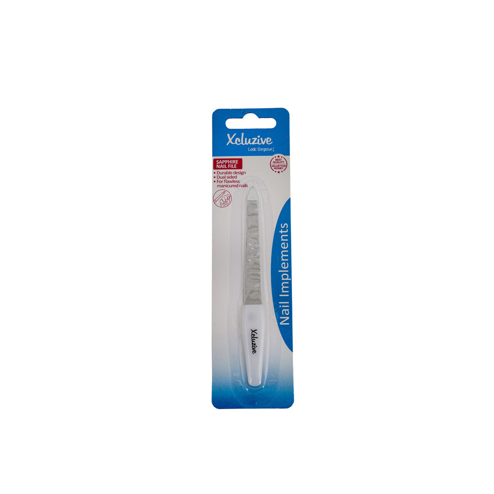 Xcluzive Durable Design Dual Sided Sapphire Nail File
