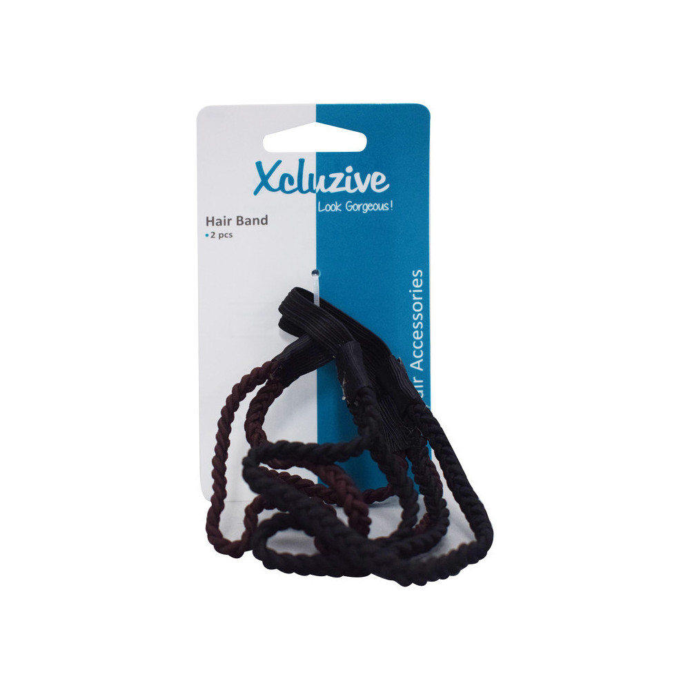 Xcluzive Braided Hair Band, Pack Of 2 Pcs